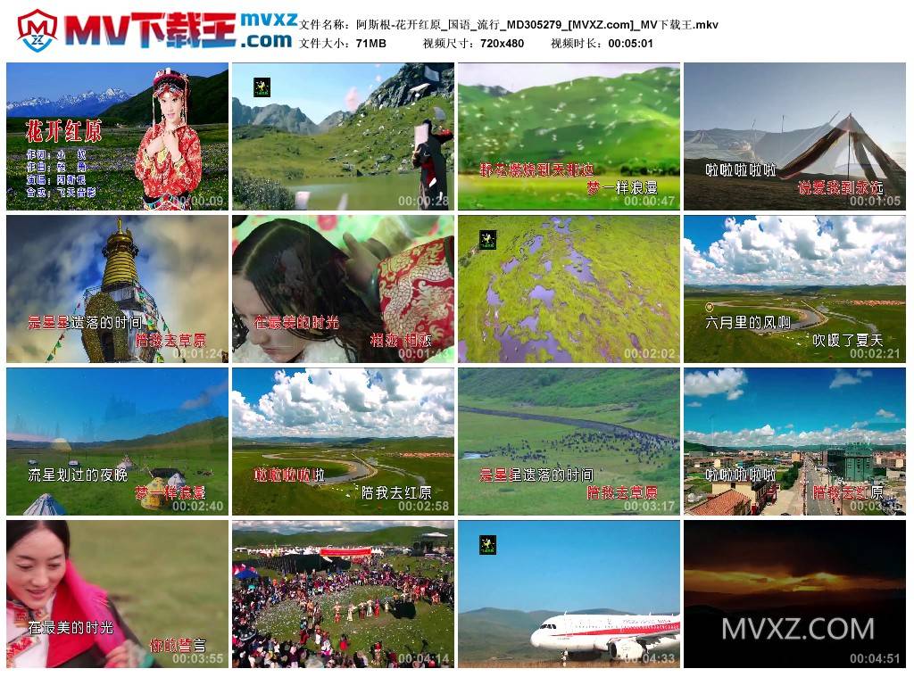 阿斯根-花开红原_国语_流行_MD305279